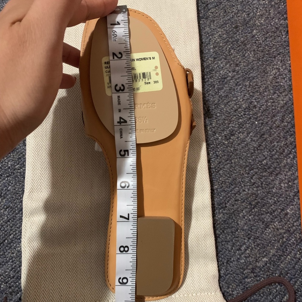 Hermès Oran remake calfskin women mules 36.5/7 - Picture 8 of 10
